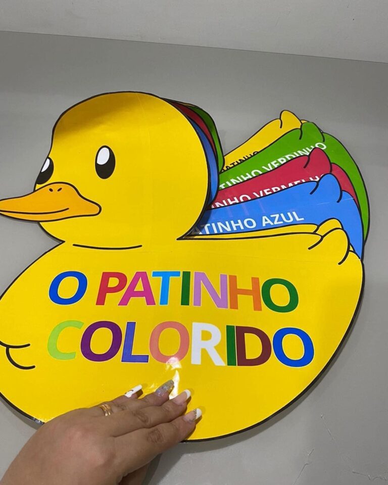 Kit O Patinho Colorido. – Intervir cantinho do saber – Prof. Thaís Brunelle