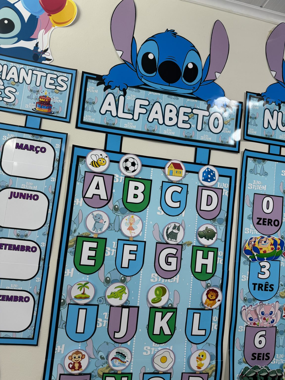 Kit arrumação sala de aula com o tema LILO & STITCH – Intervir cantinho ...