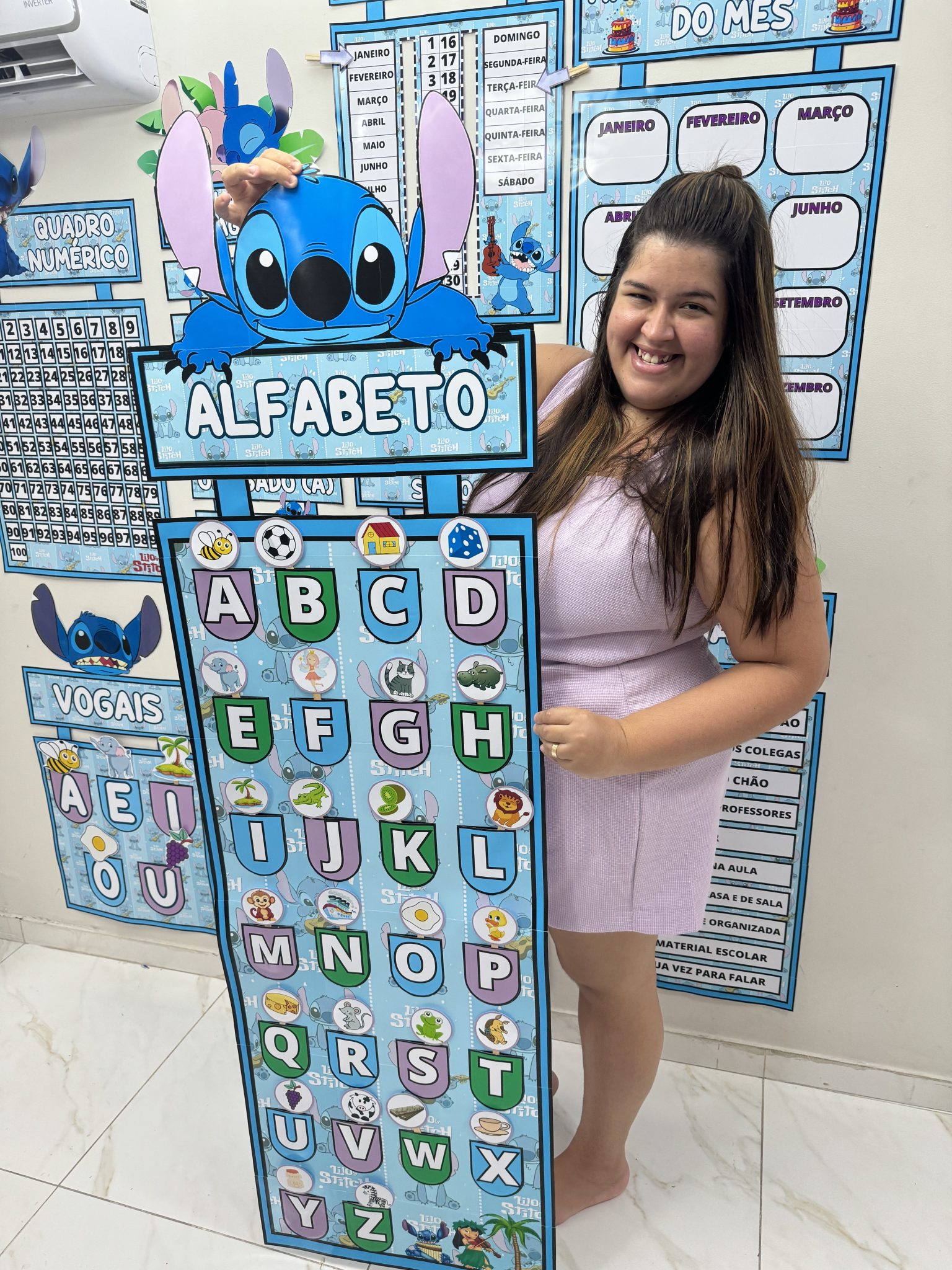 Kit arrumação sala de aula com o tema LILO & STITCH – Intervir cantinho ...