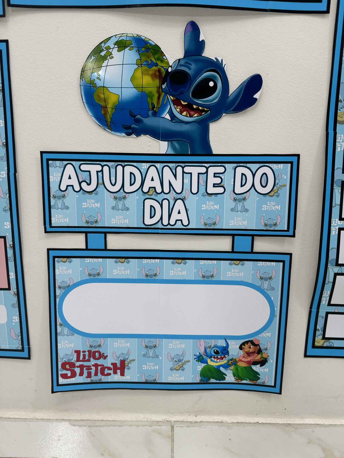 Kit arrumação sala de aula com o tema LILO & STITCH – Intervir cantinho ...