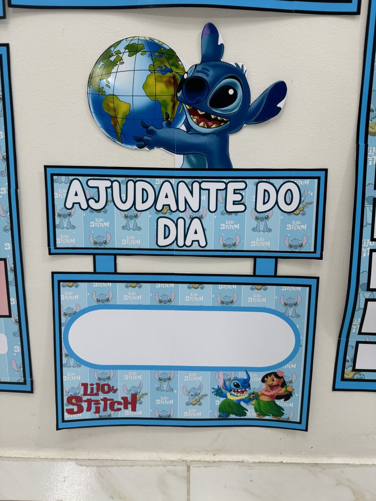 Kit arrumação sala de aula com o tema LILO & STITCH – Intervir cantinho ...