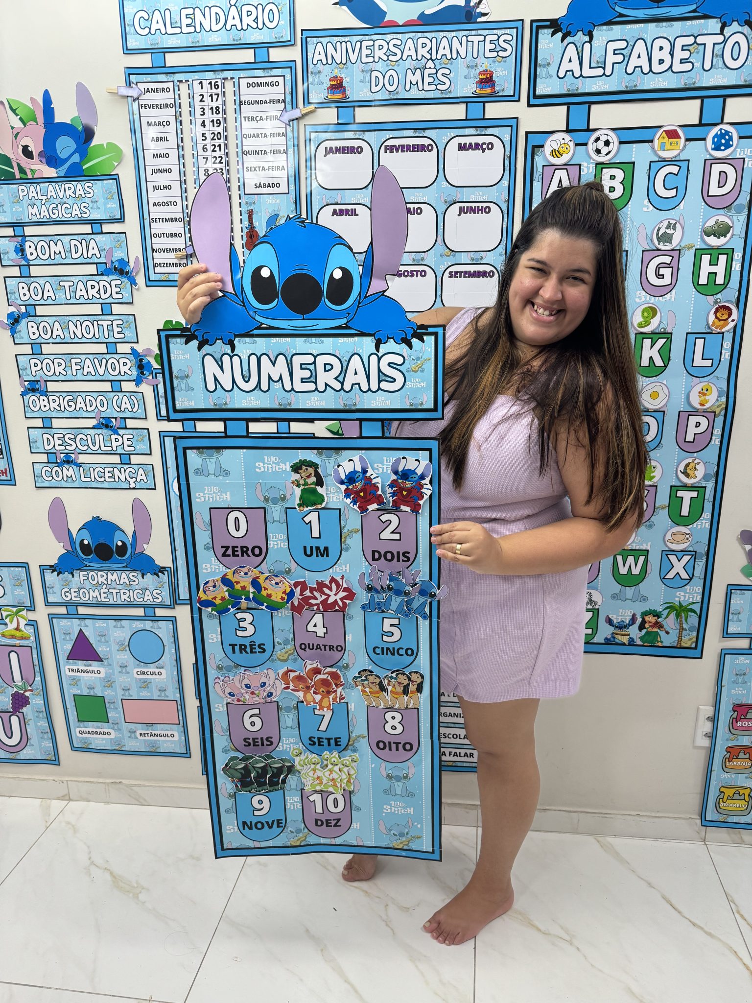 Kit arrumação sala de aula com o tema LILO & STITCH – Intervir cantinho ...