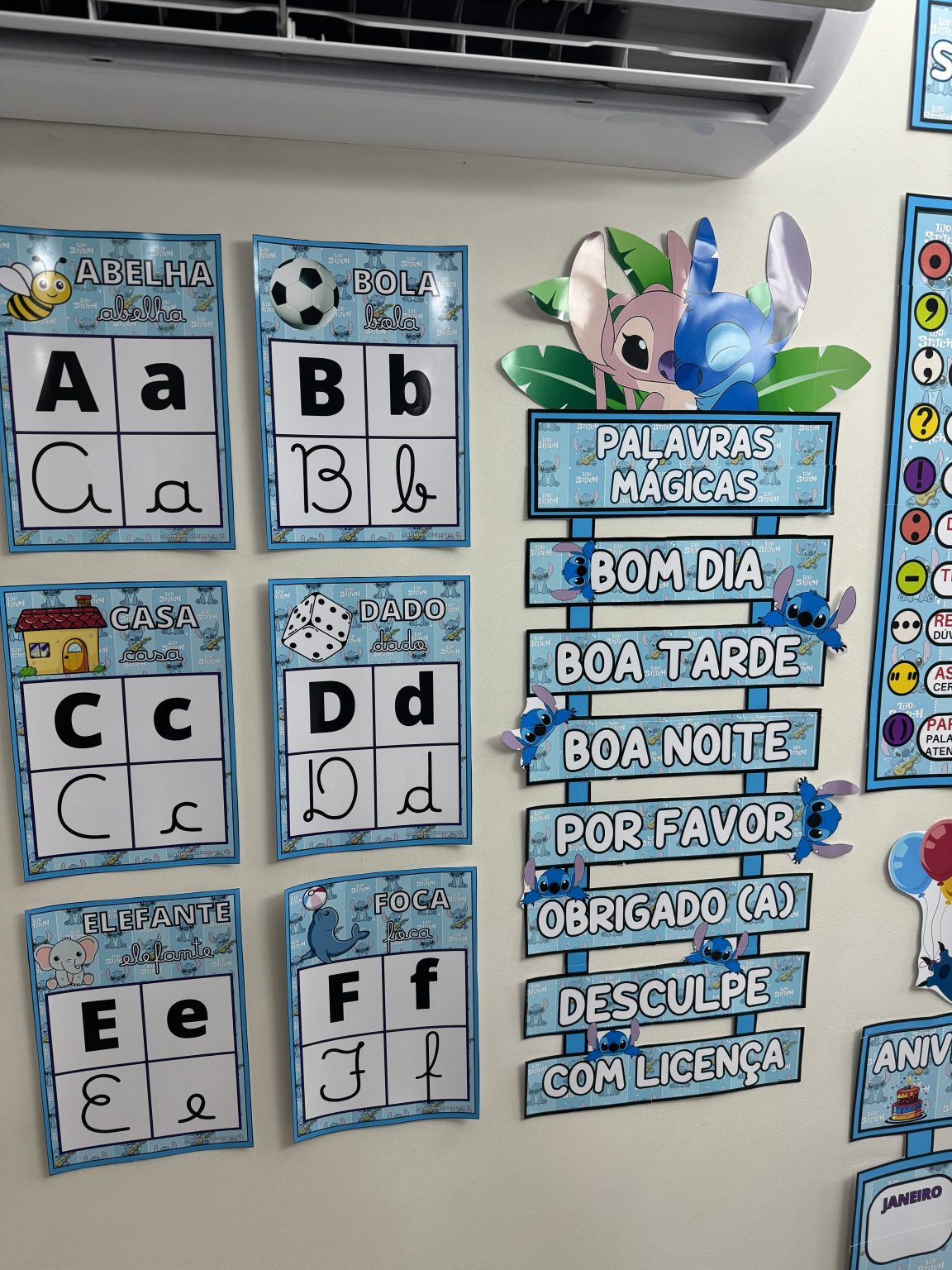 Kit arrumação sala de aula FUNDAMENTAL com o tema LILO & STITCH ...