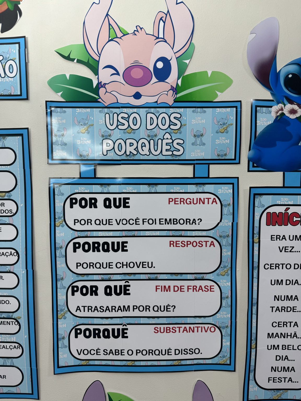 Kit arrumação sala de aula FUNDAMENTAL com o tema LILO & STITCH ...