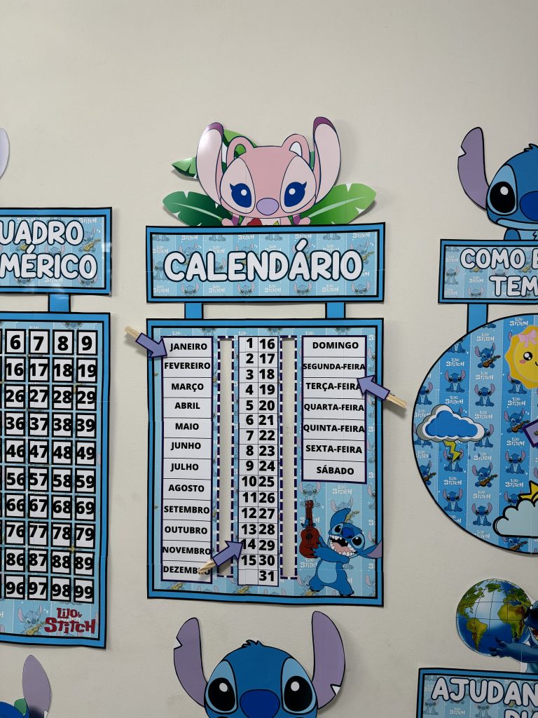 Kit arrumação sala de aula FUNDAMENTAL com o tema LILO & STITCH ...