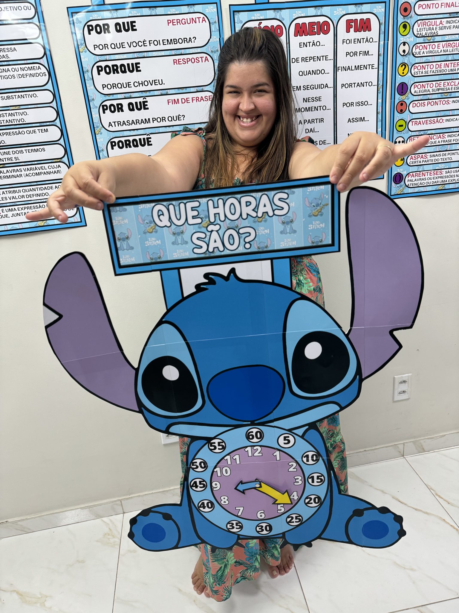 Kit arrumação sala de aula FUNDAMENTAL com o tema LILO & STITCH ...