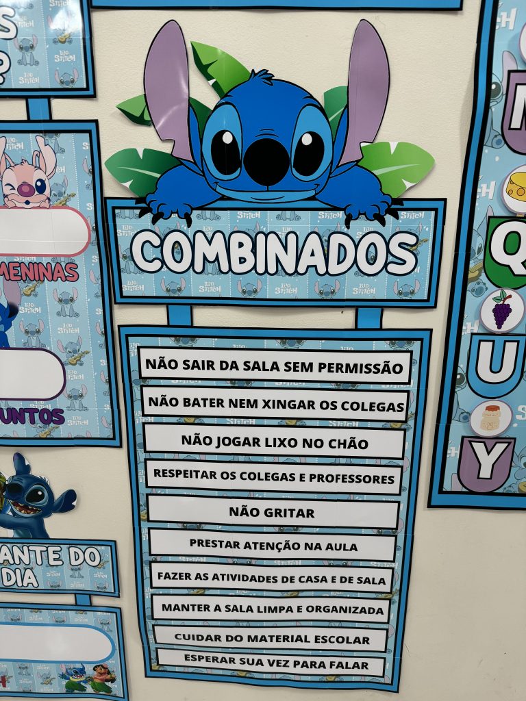 Kit arrumação sala de aula com o tema LILO & STITCH – Intervir cantinho ...