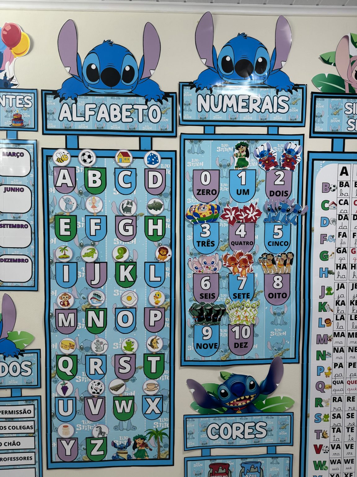 Kit arrumação sala de aula com o tema LILO & STITCH – Intervir cantinho ...