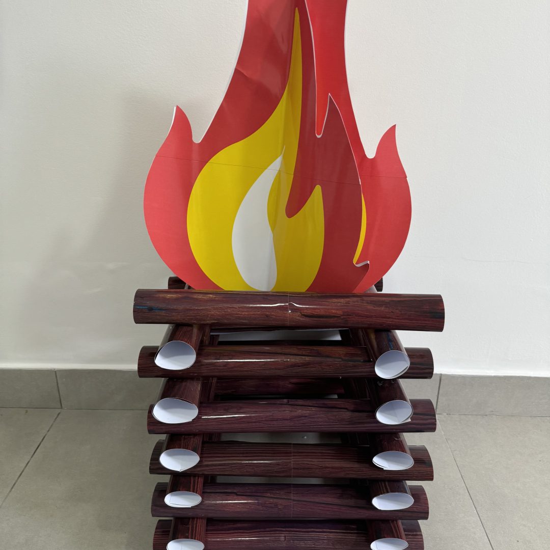 🔥 Fogueira cenário 3D.