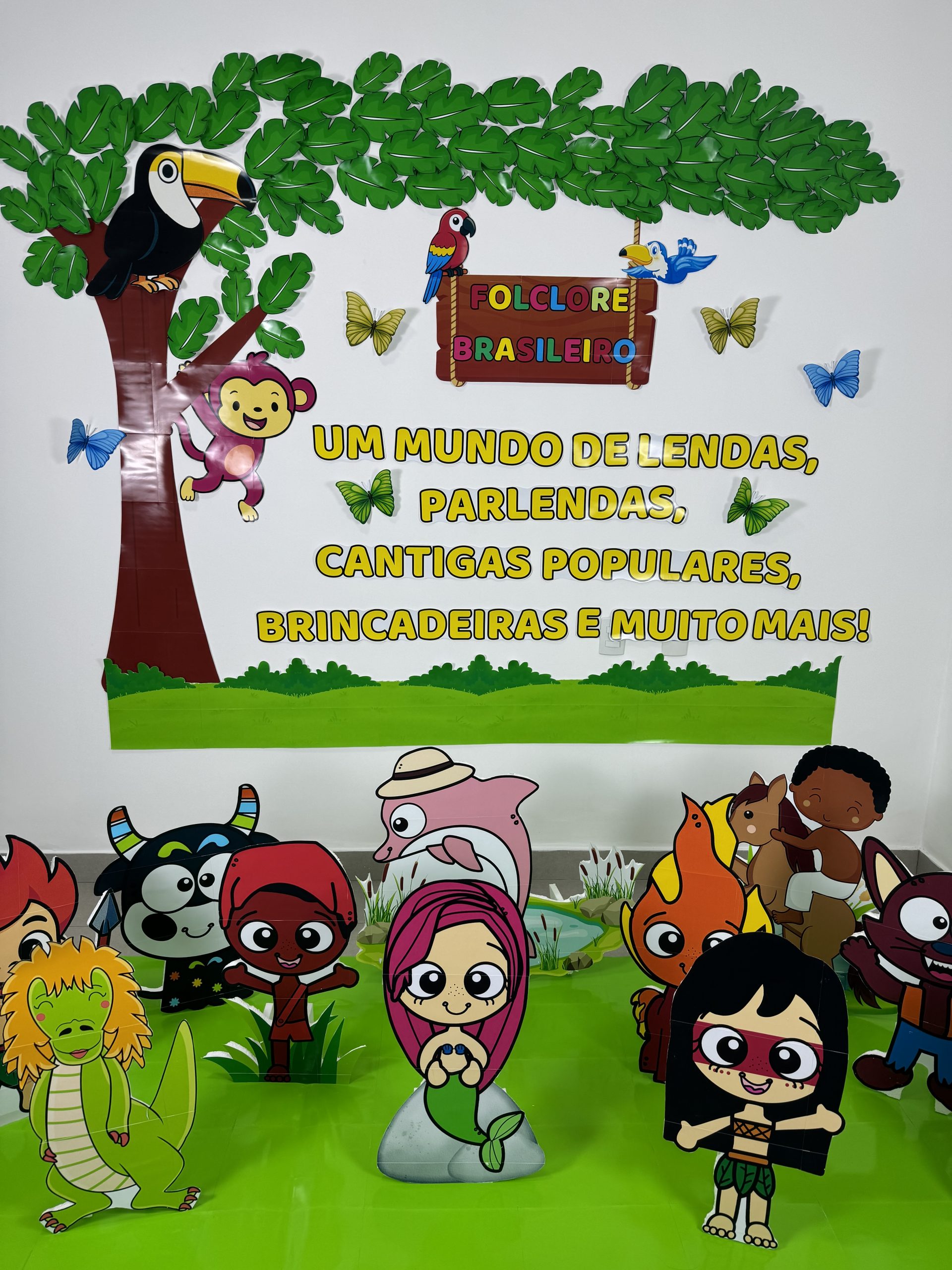 Painel Cenário 3D Folclore Brasileiro. - Imagem 2