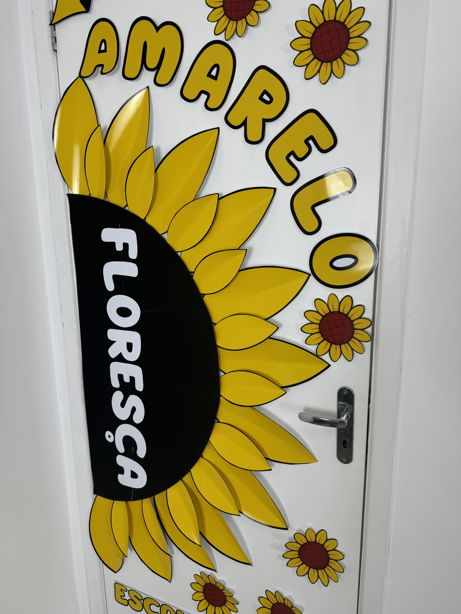 Painel de Porta 3D Setembro Amarelo. Floresça. - Imagem 3