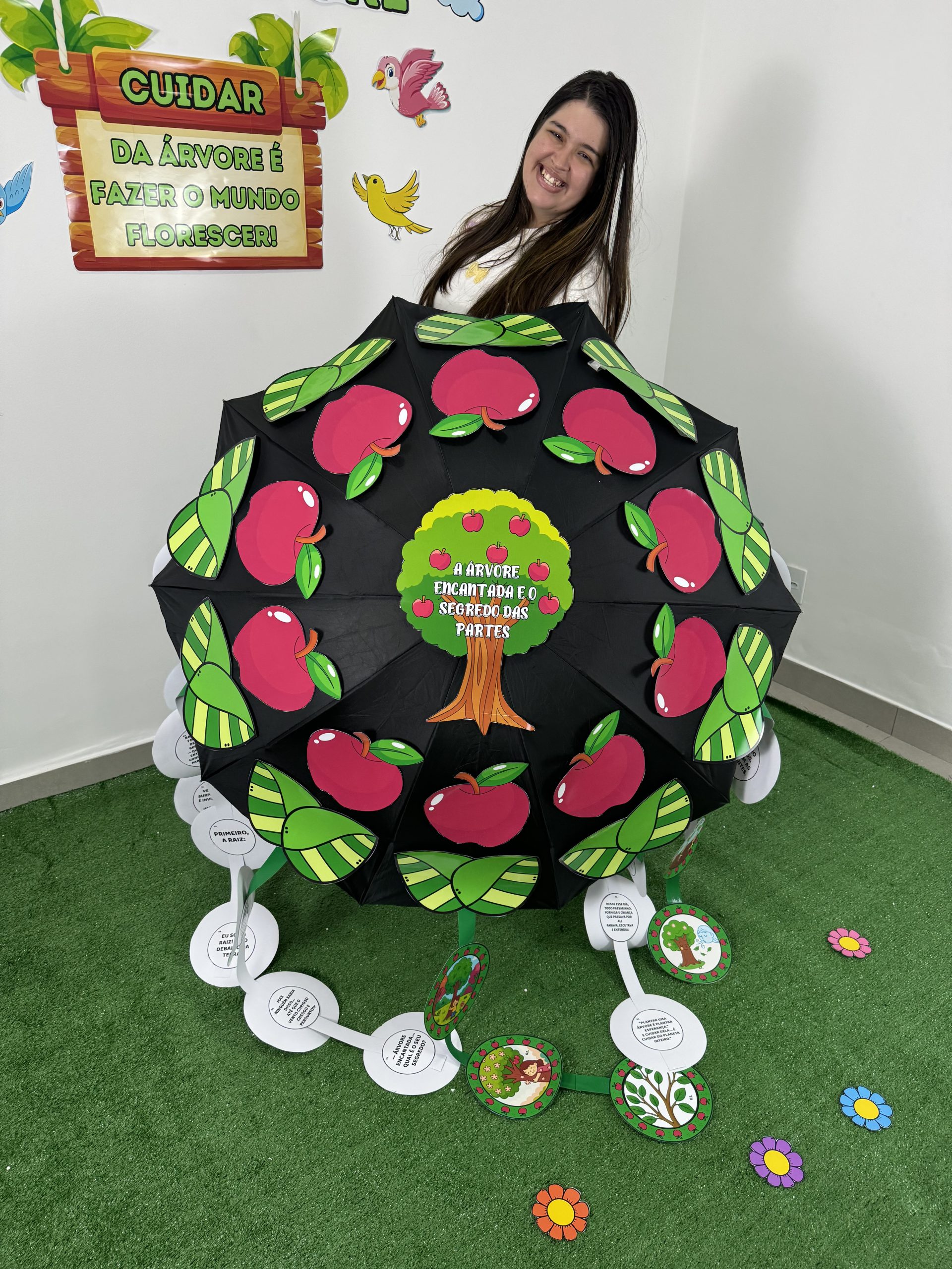 🌳☂️História no guarda-chuva: A Árvore Encantada e o Segredo das partes. - Imagem 3