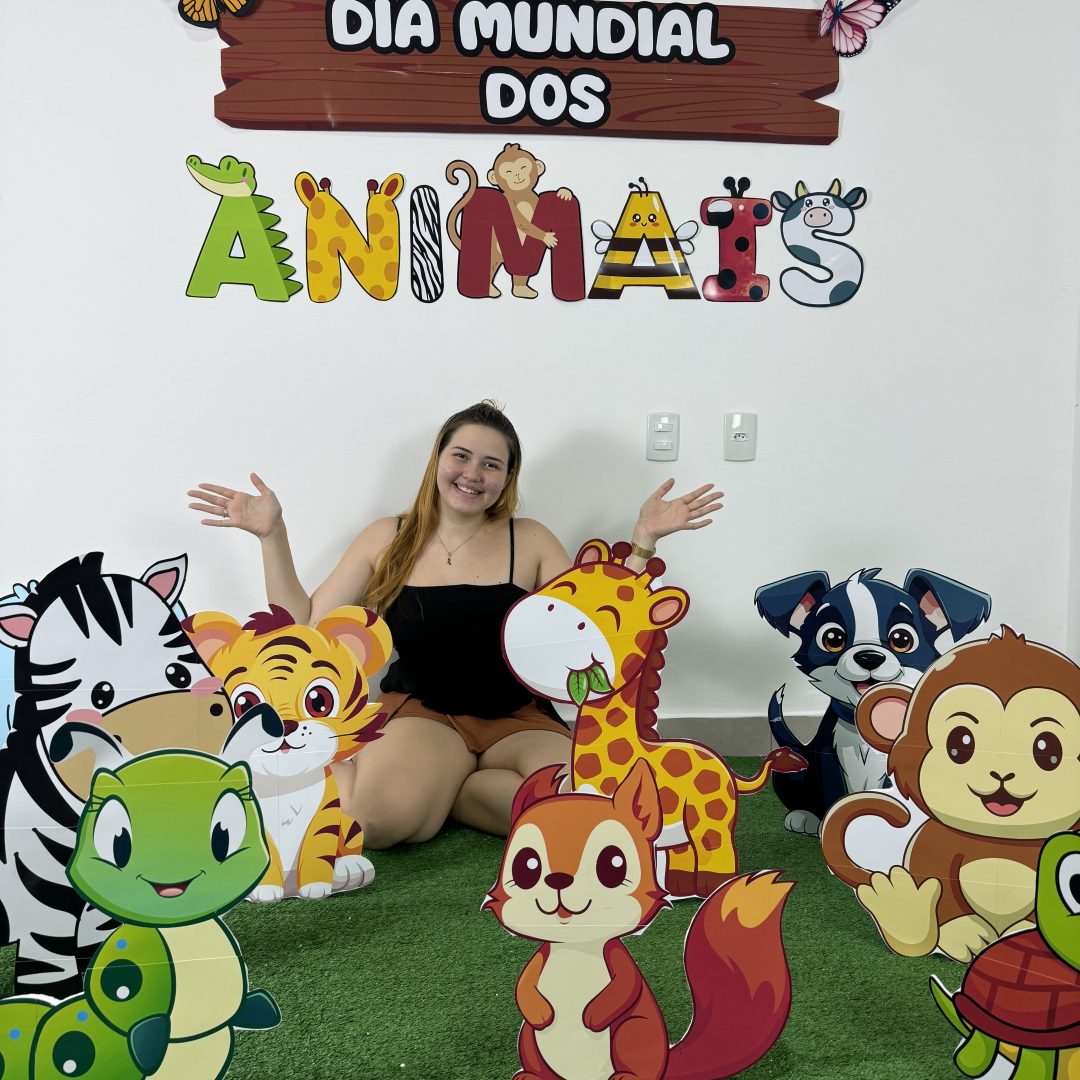 🐾Cenário 3D Dia dos Animais DIA MUNDIAL DOS ANIMAIS 🐾