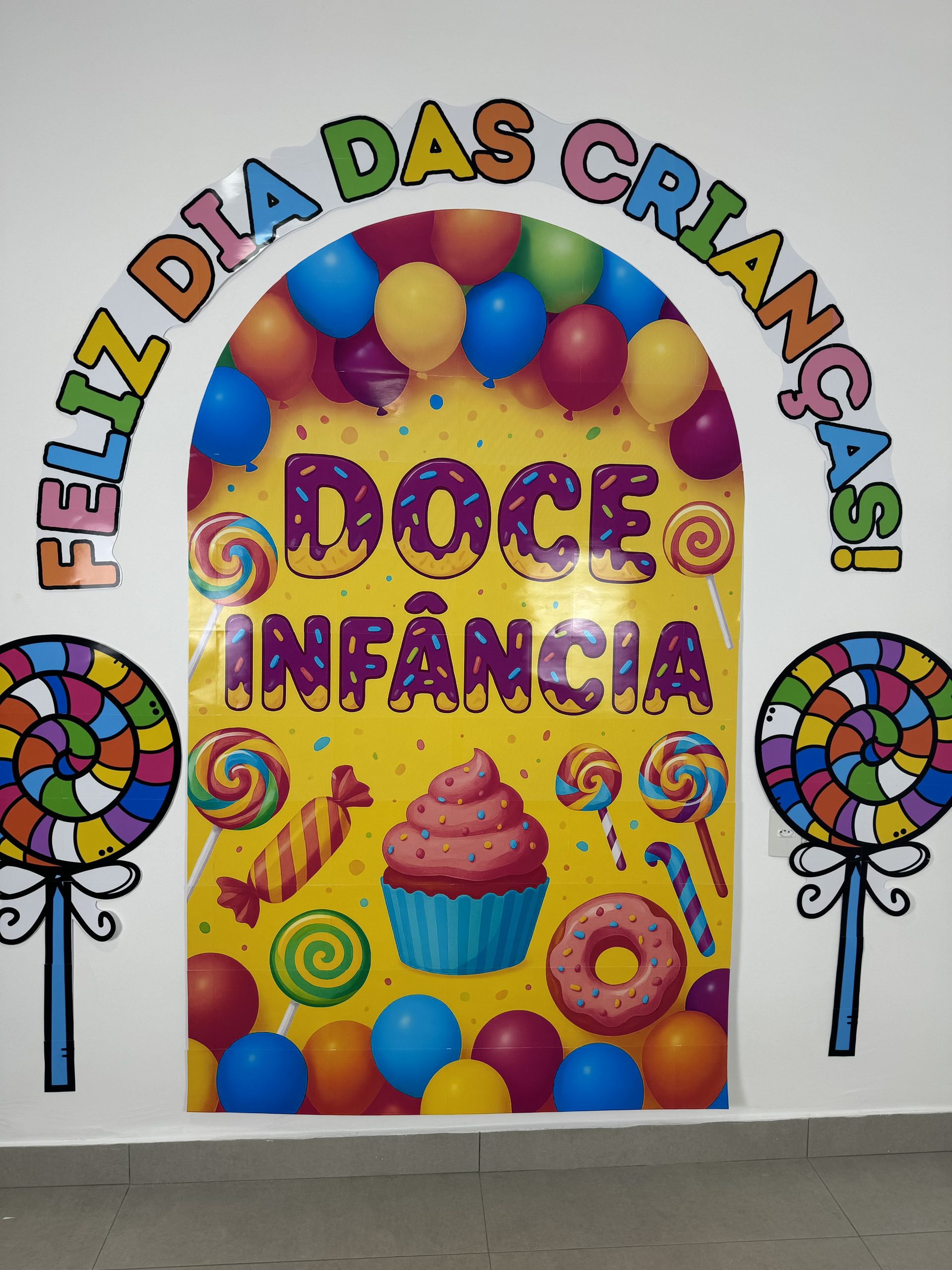 Painel Dia das Crianças Doce Infância 🍭 - Imagem 6