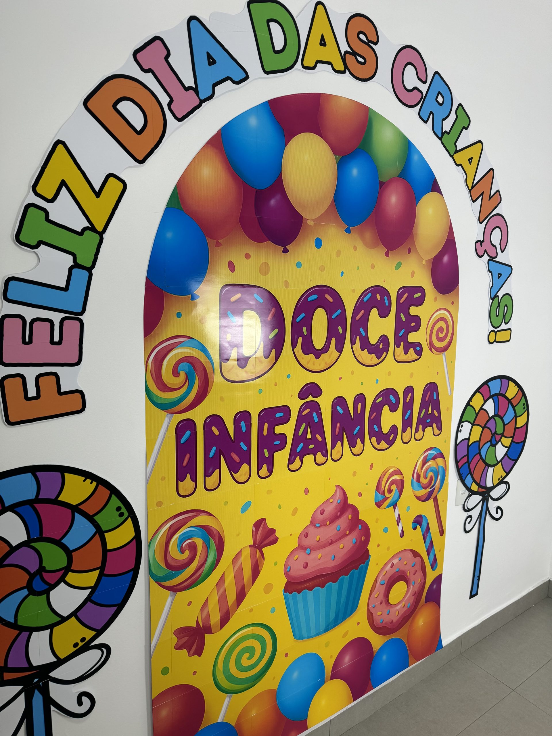 Painel Dia das Crianças Doce Infância 🍭 - Imagem 5