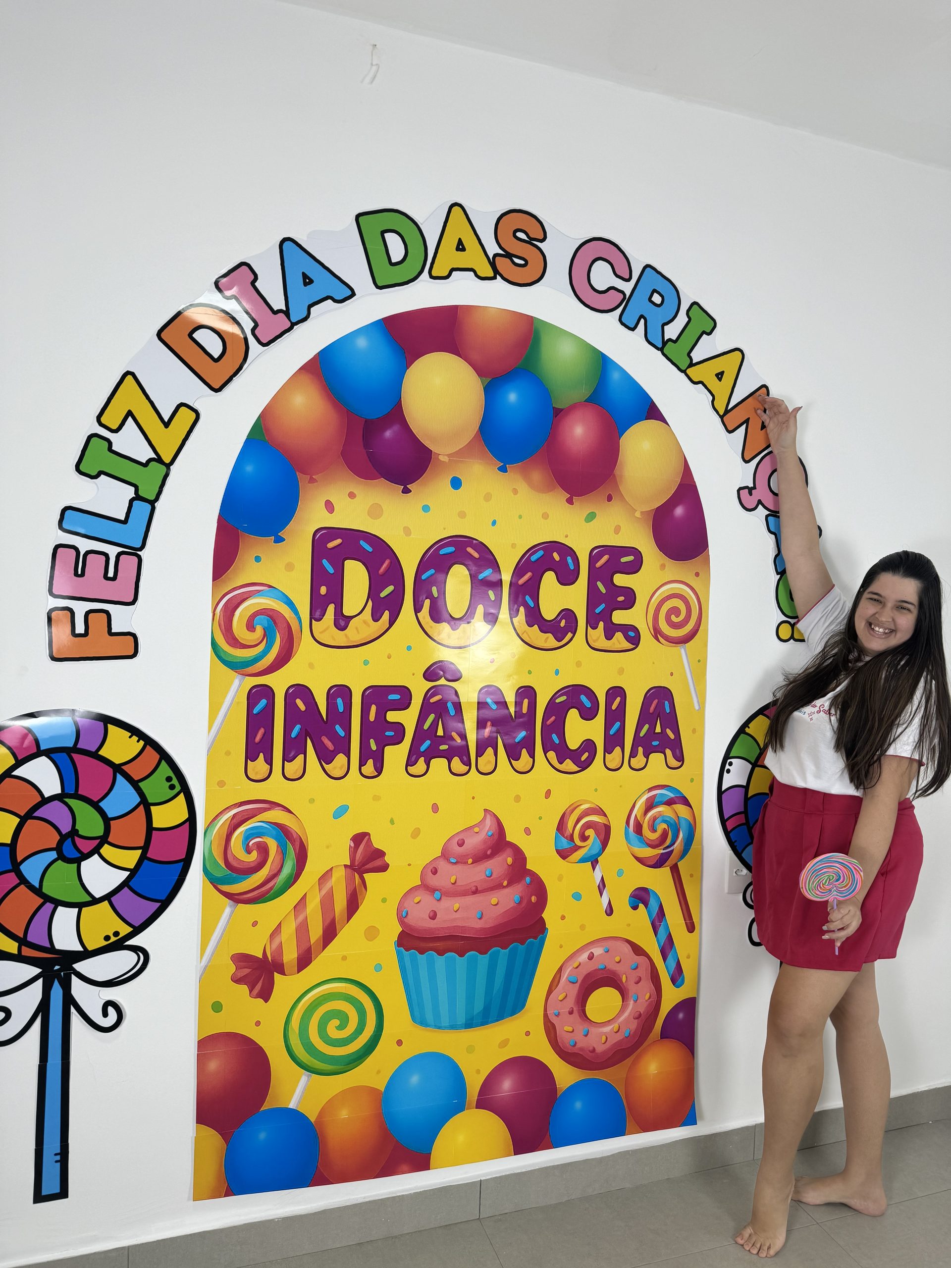 Painel Dia das Crianças Doce Infância 🍭 - Imagem 8