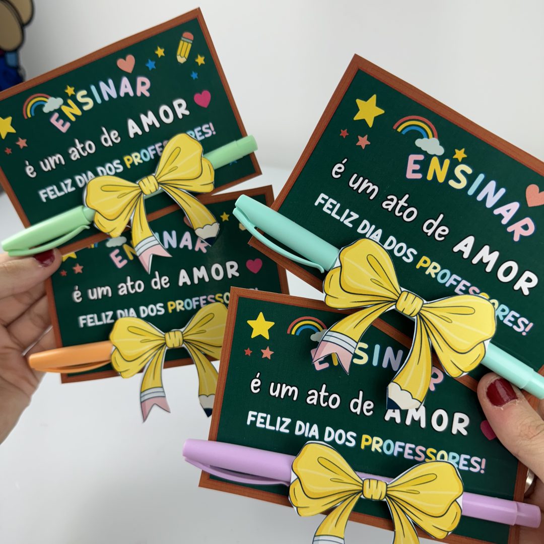 Lembrancinha Dia dos Professores Ato de Amor📚💕