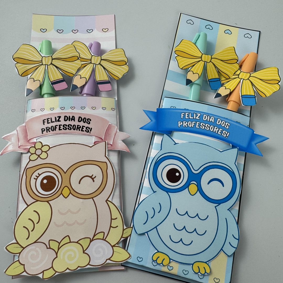 🦉Lembrancinha Dia dos Professores