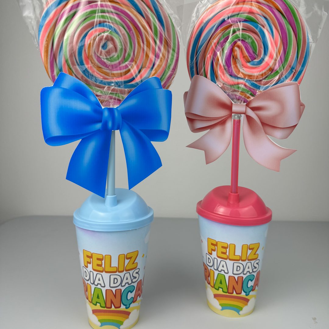 Lembrancinha Copo Dia das Crianças🍭