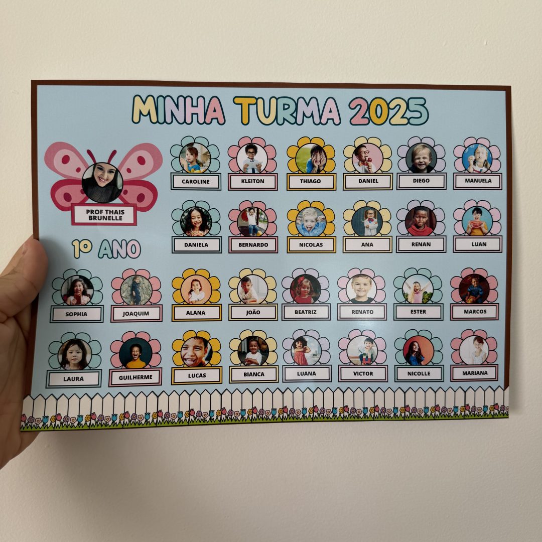 📚Quadro “Minha Turma 2025” 💕