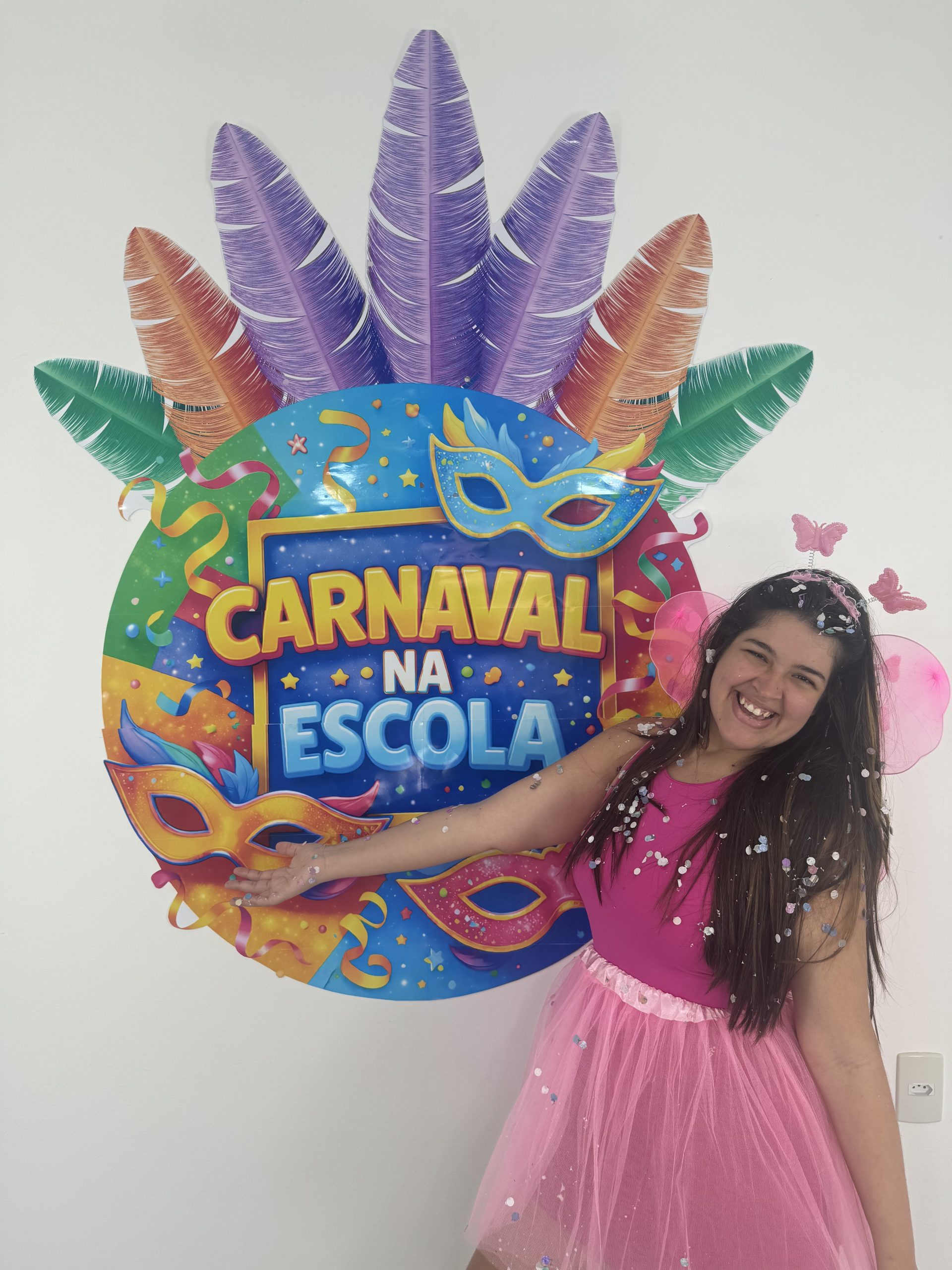 🎭 Cartaz Carnaval na Escola 🎉