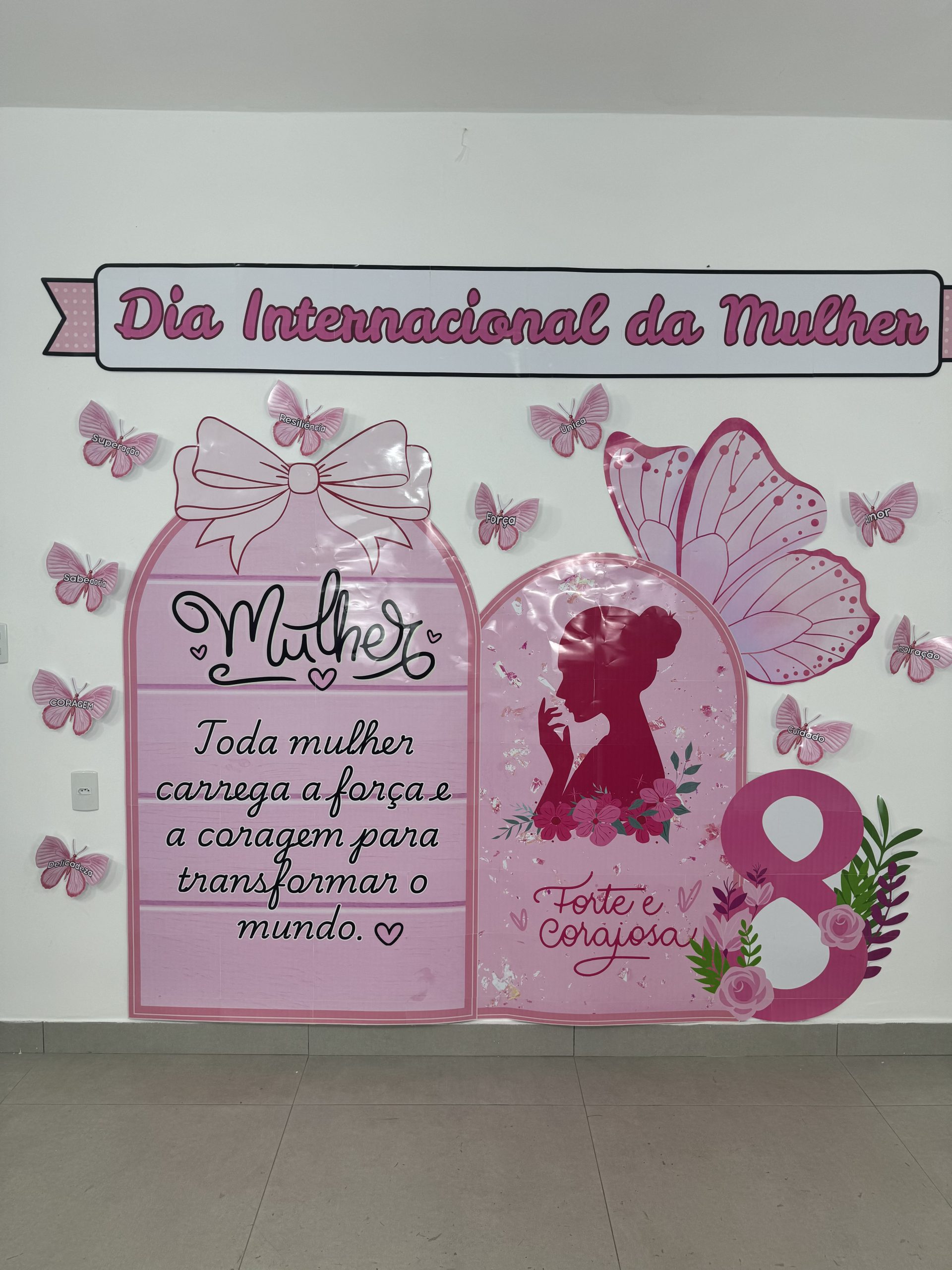 🎀 Painel Mulher Forte e Corajosa. - Imagem 2