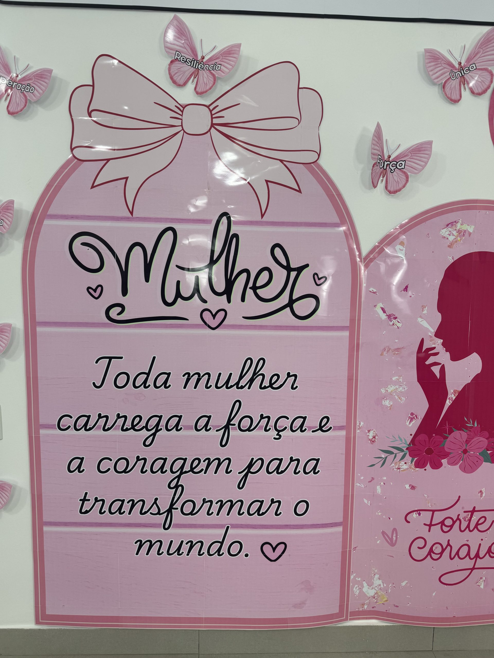 🎀 Painel Mulher Forte e Corajosa. - Imagem 5