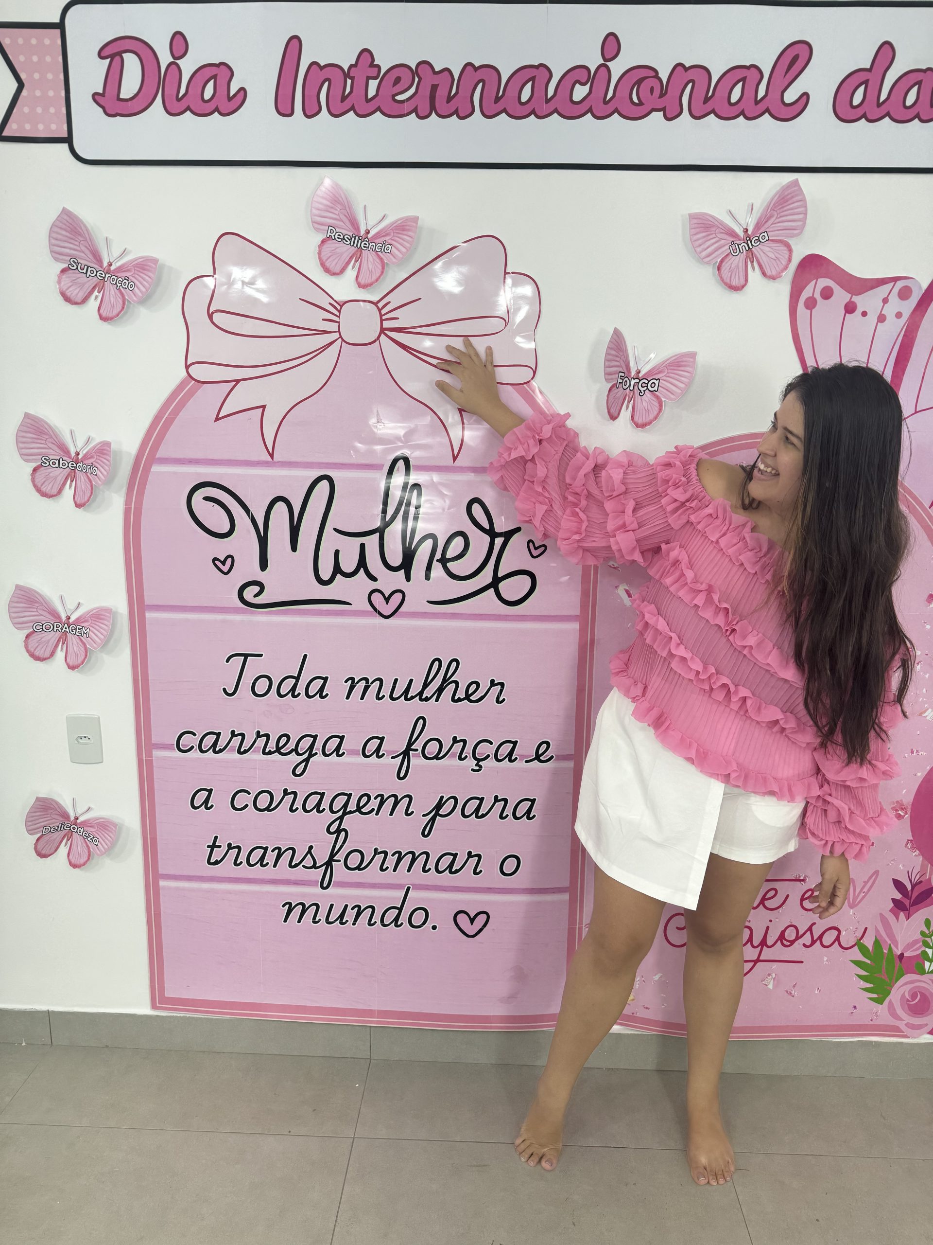 🎀 Painel Mulher Forte e Corajosa. - Imagem 4