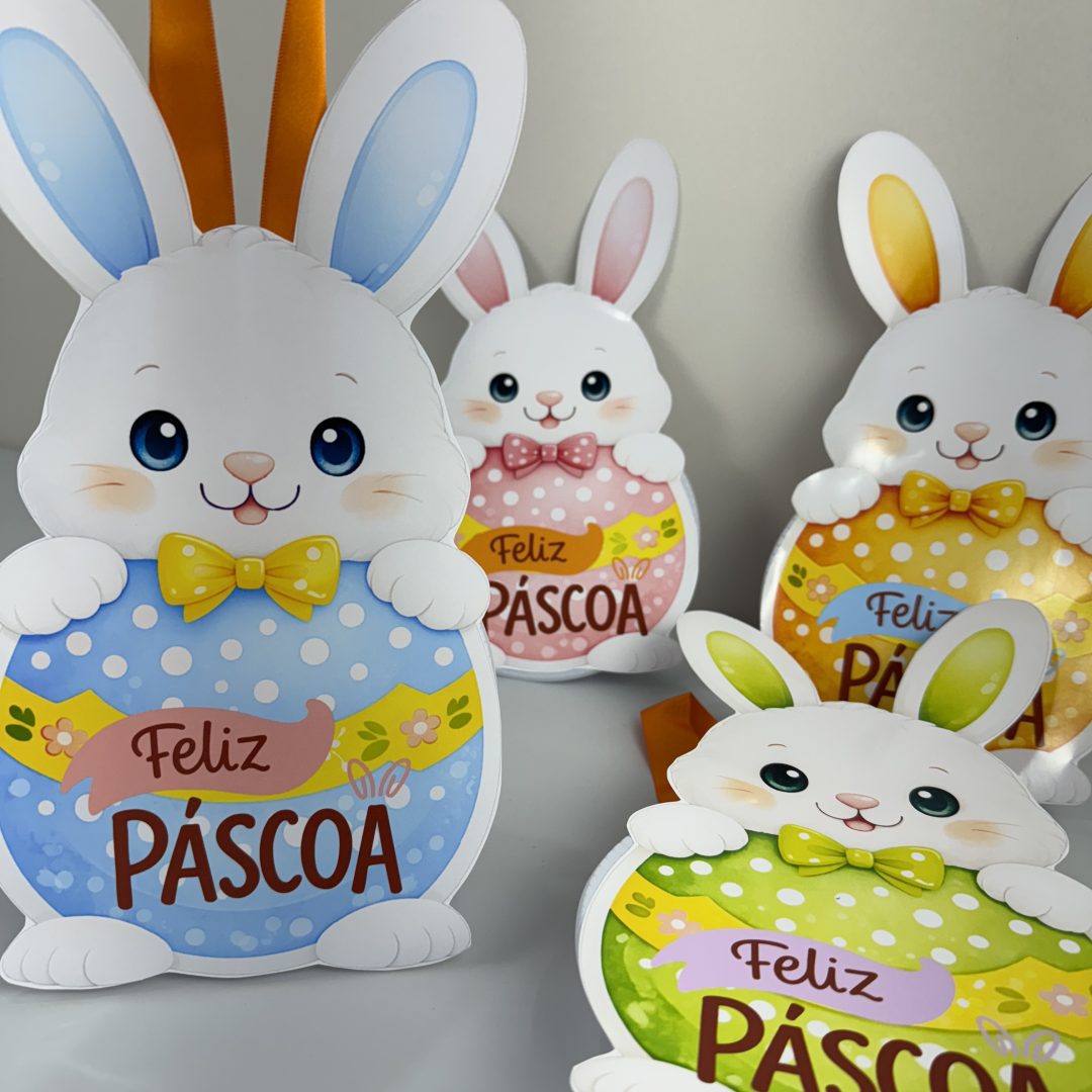 🐰✨ Lembrancinha de Páscoa – Coelhinho Porta Doce ✨🐰