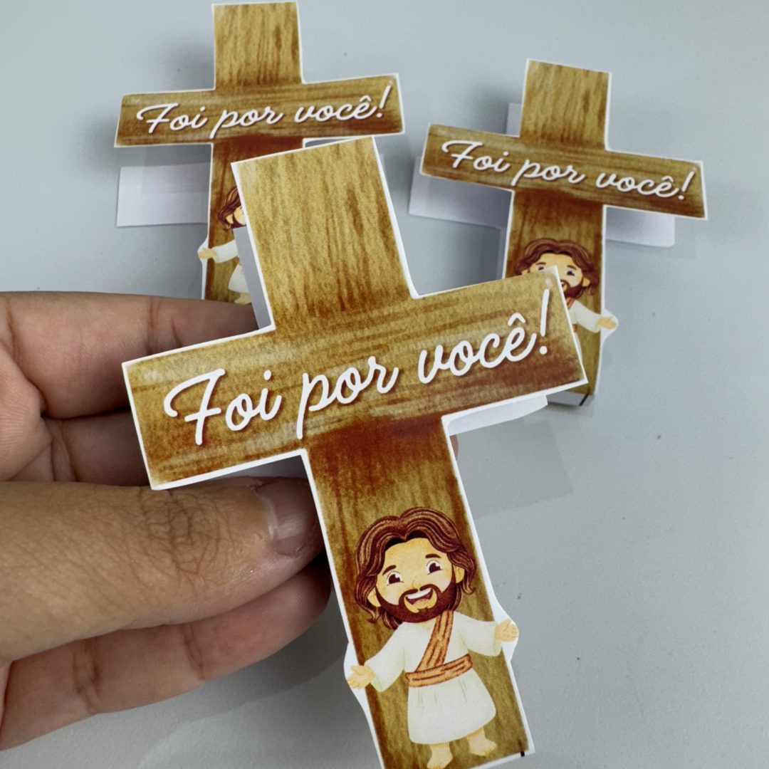 ✝️✨ Lembrancinha Páscoa – Foi por Você ✨✝️
