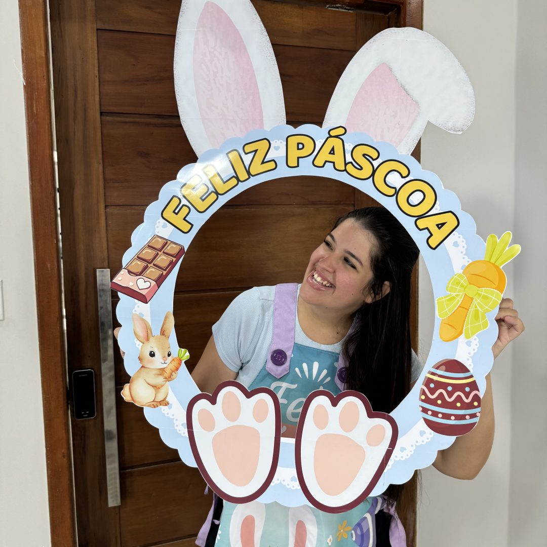 🐰✨ Moldura para Foto – Feliz Páscoa ✨🐰