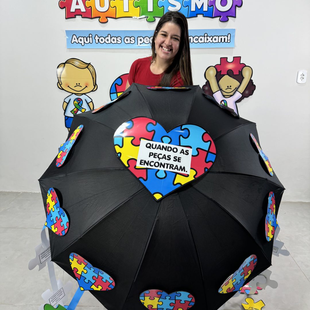 ☂️ Guarda-chuva de História — Quando as Peças se Encontram 🧩💙