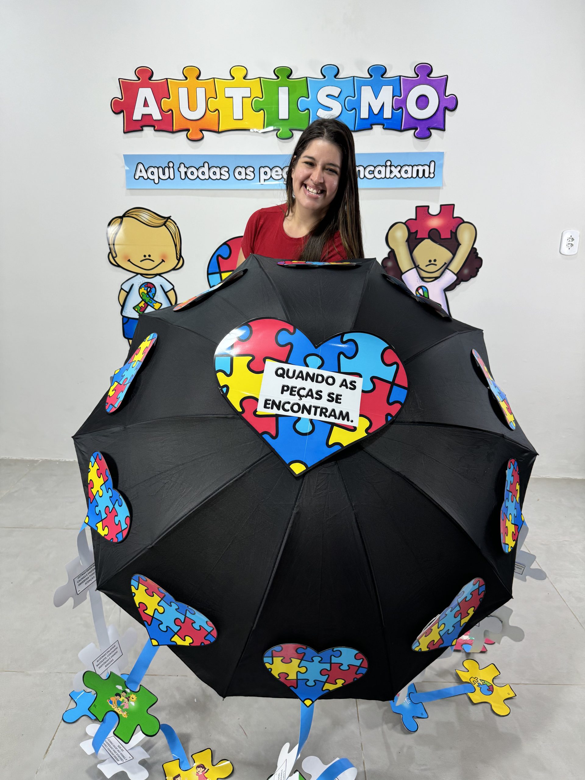 ☂️ Guarda-chuva de História — Quando as Peças se Encontram 🧩💙