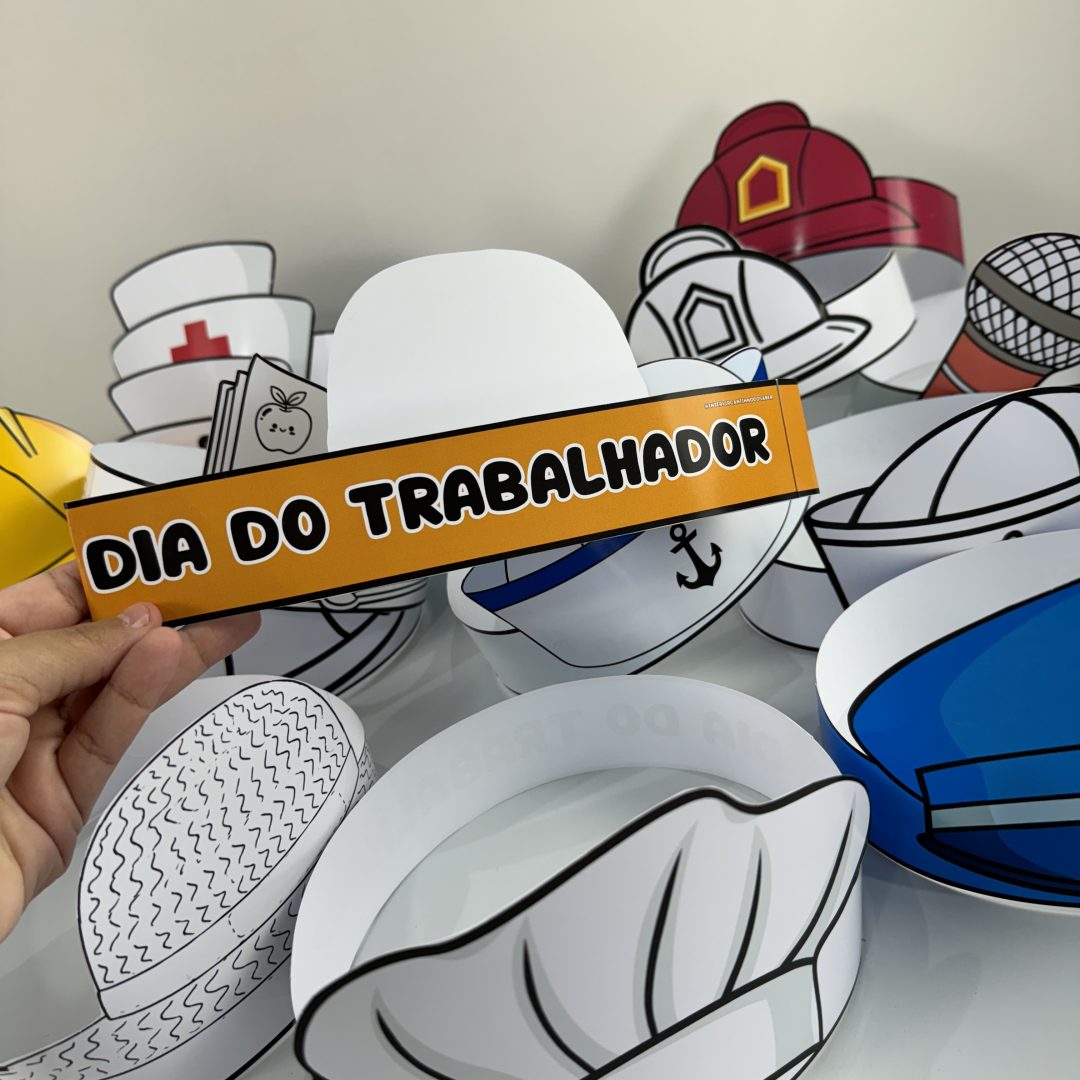 👮🏻👩‍🚒 Kit Coroas Profissões — Dia do Trabalhador