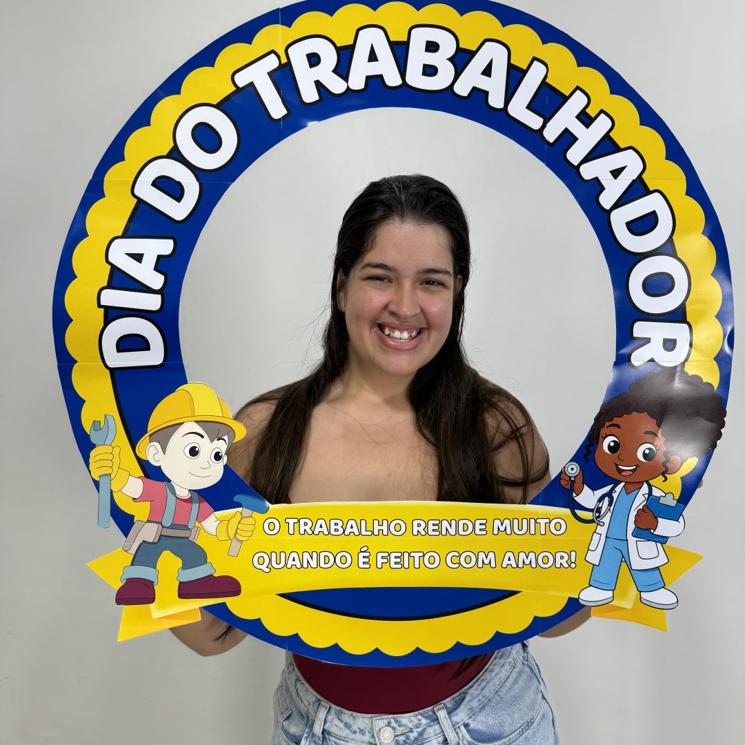 📸 Moldura para Foto — Dia do Trabalhador