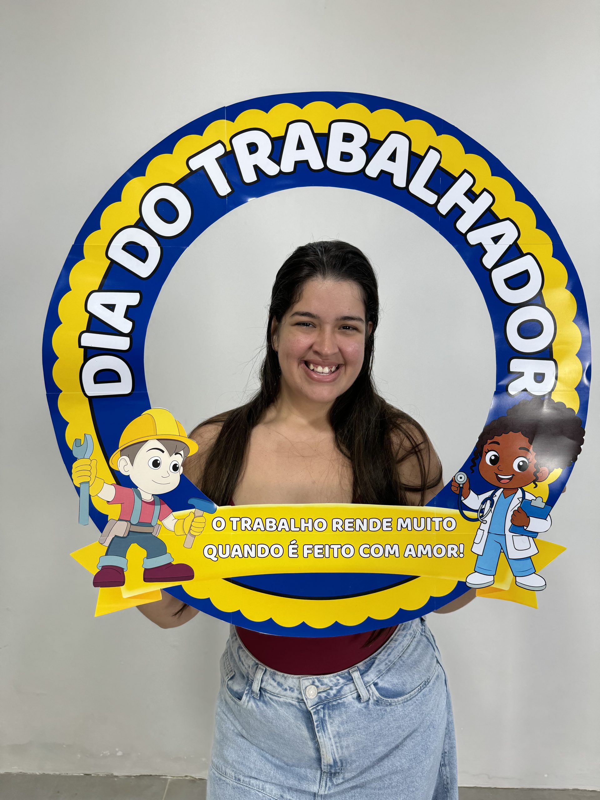 📸 Moldura para Foto — Dia do Trabalhador