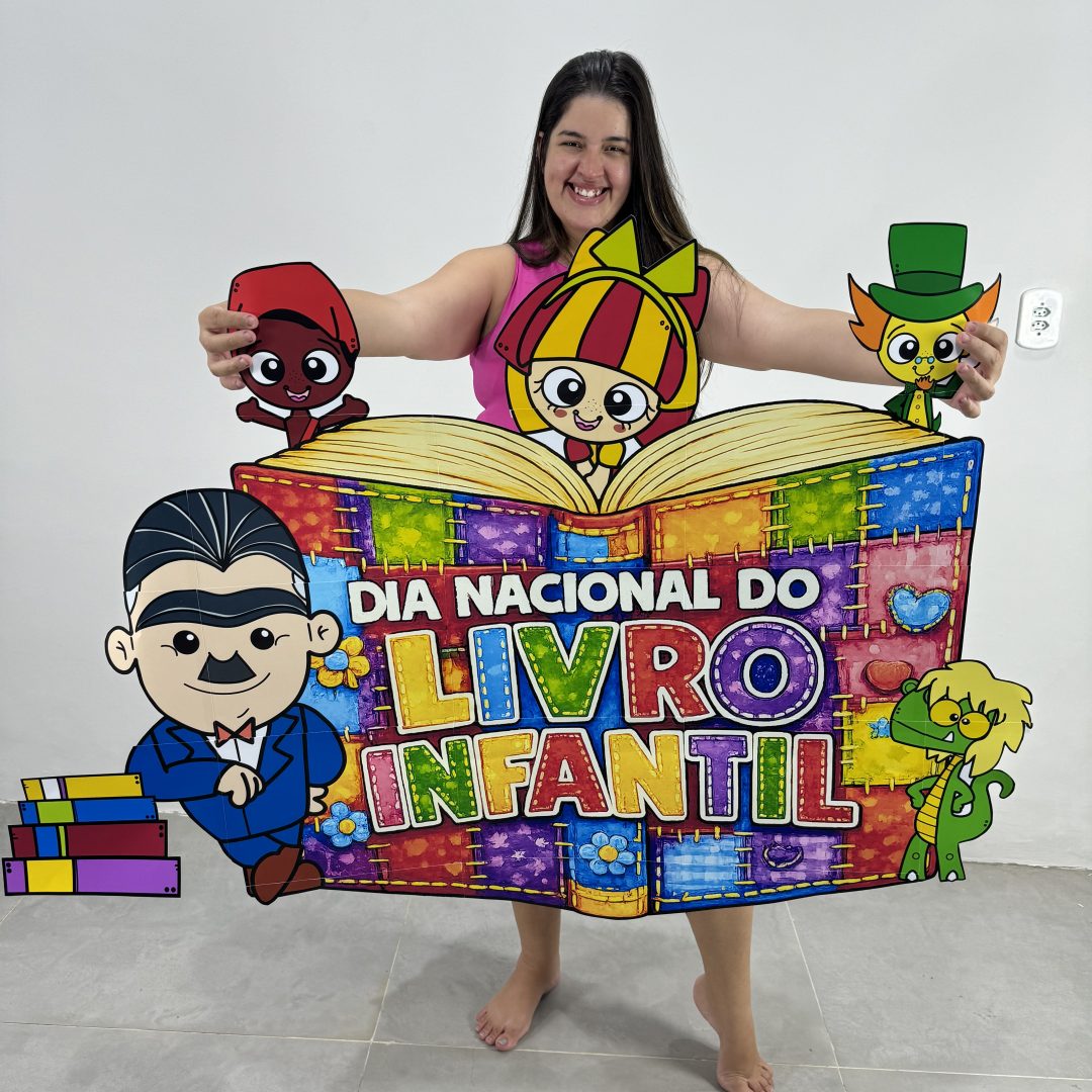📚 Cartaz Dia Nacional do Livro Infantil