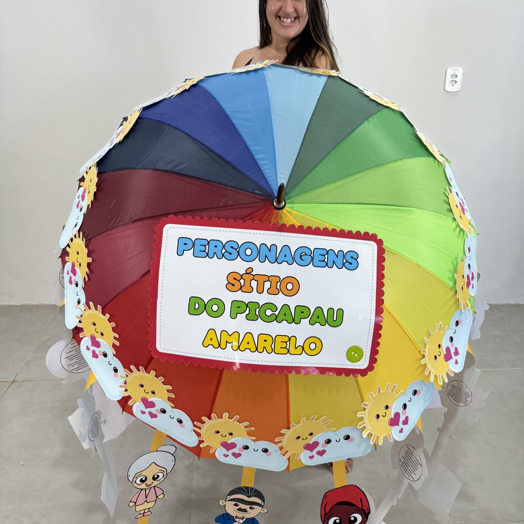 ☂️ Guarda-chuva Personagens do Sítio do Picapau Amarelo 🌈📚