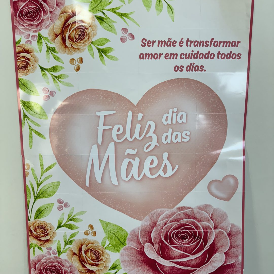 💐 Cartaz Dia das Mães
