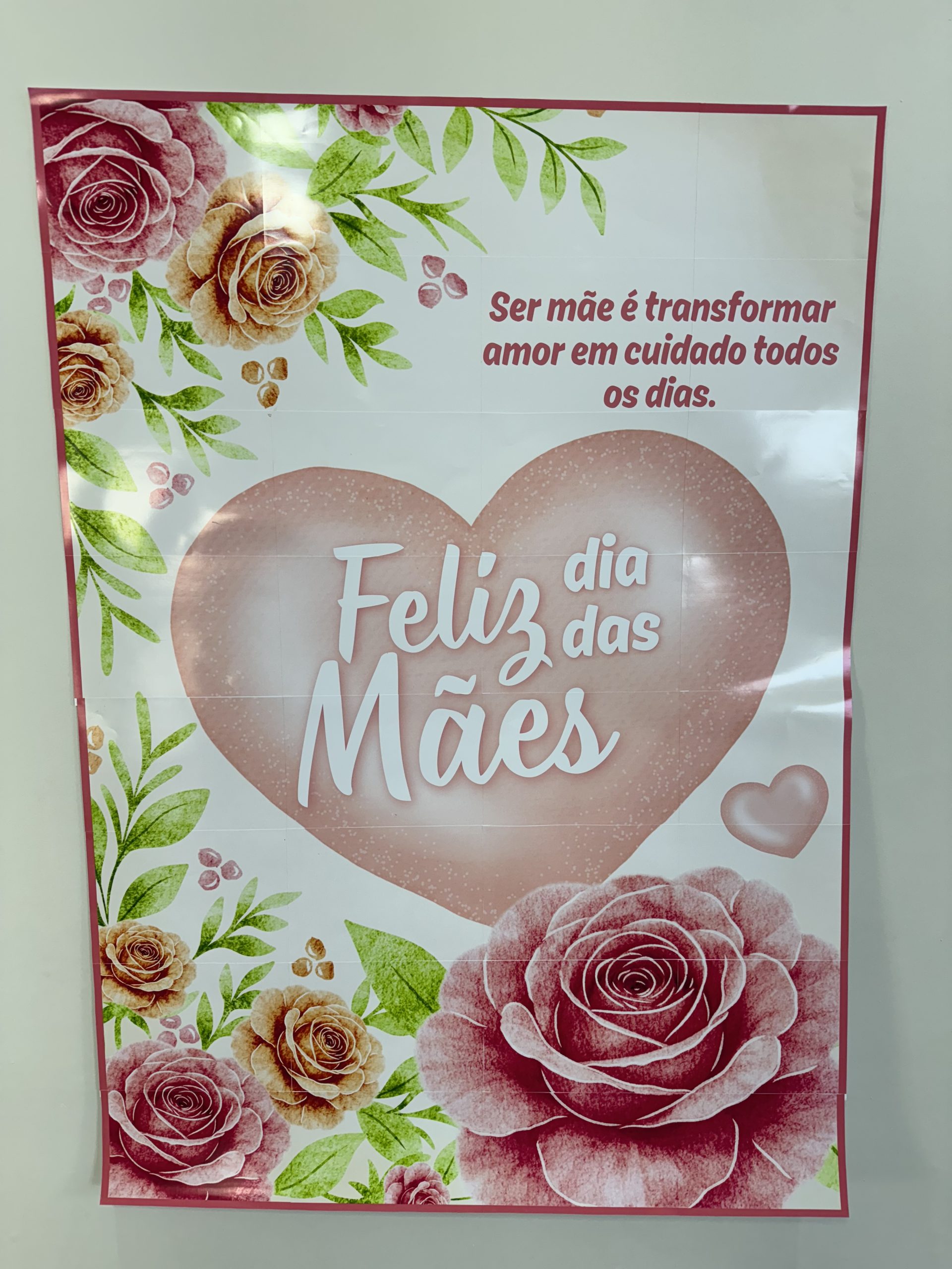💐 Cartaz Dia das Mães