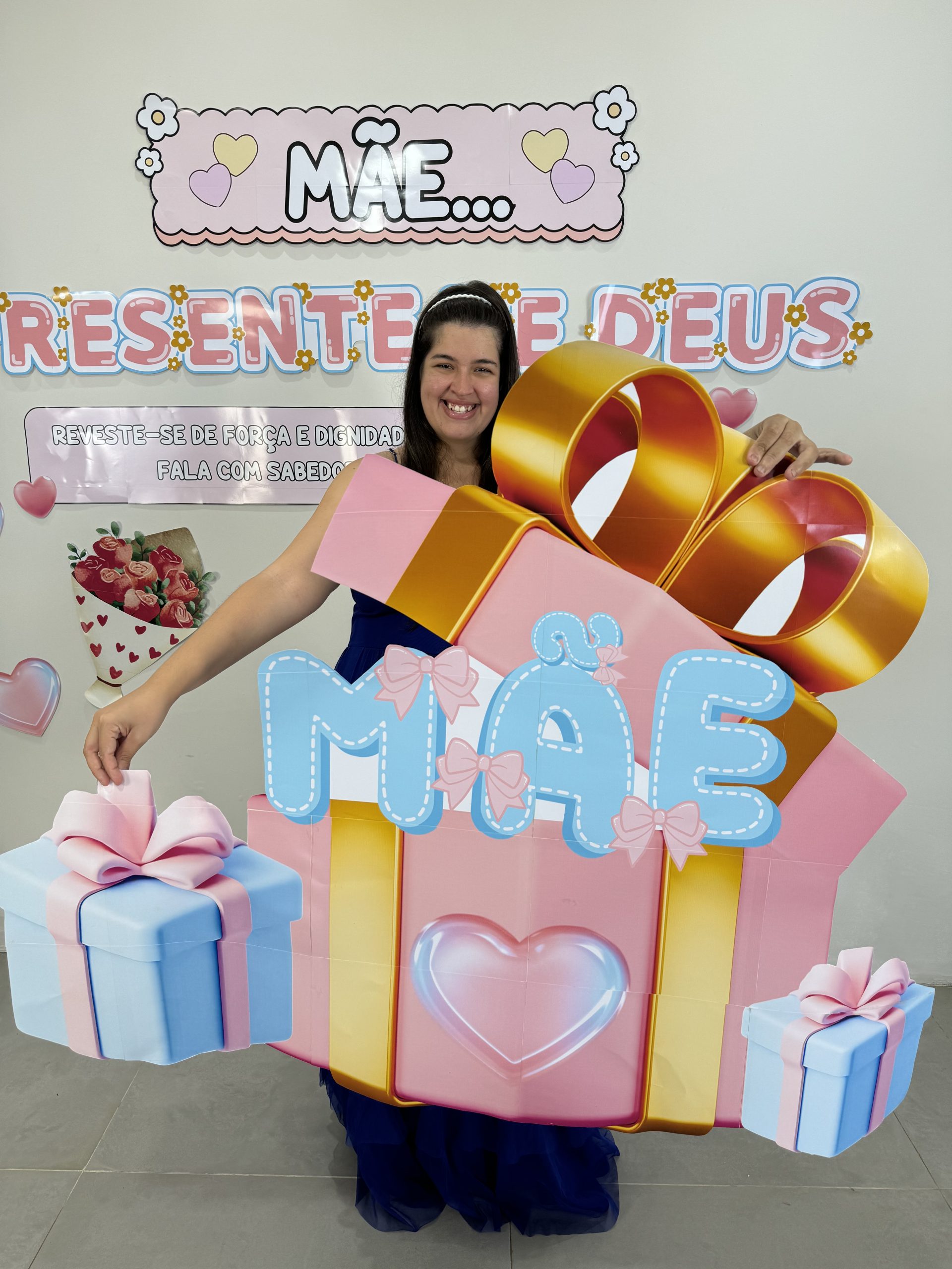 🌸 Painel Dia das Mães — Presente de Deus