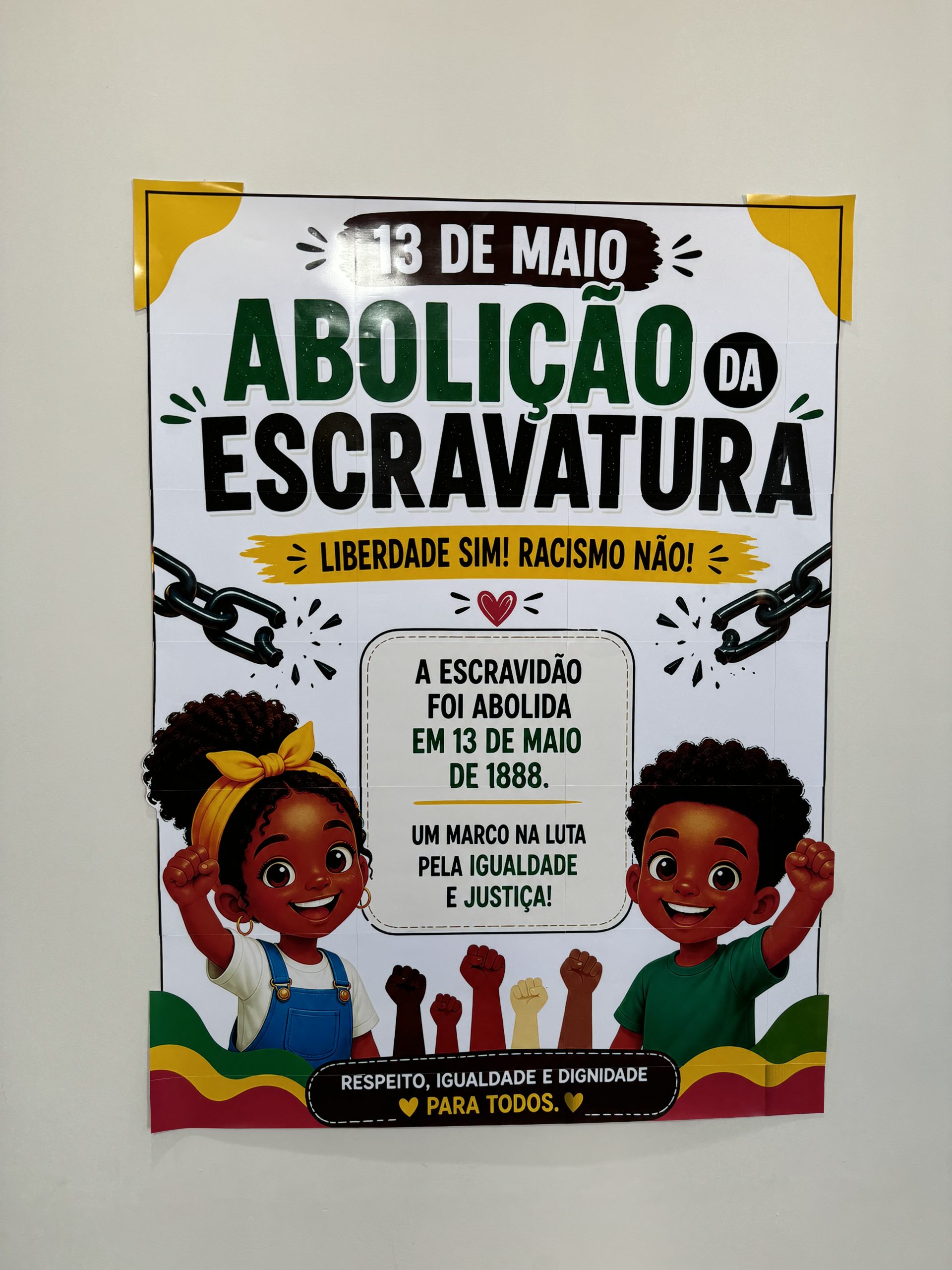 ✊🏾 Cartaz “Abolição da Escravatura — Liberdade Sim!” - Imagem 6