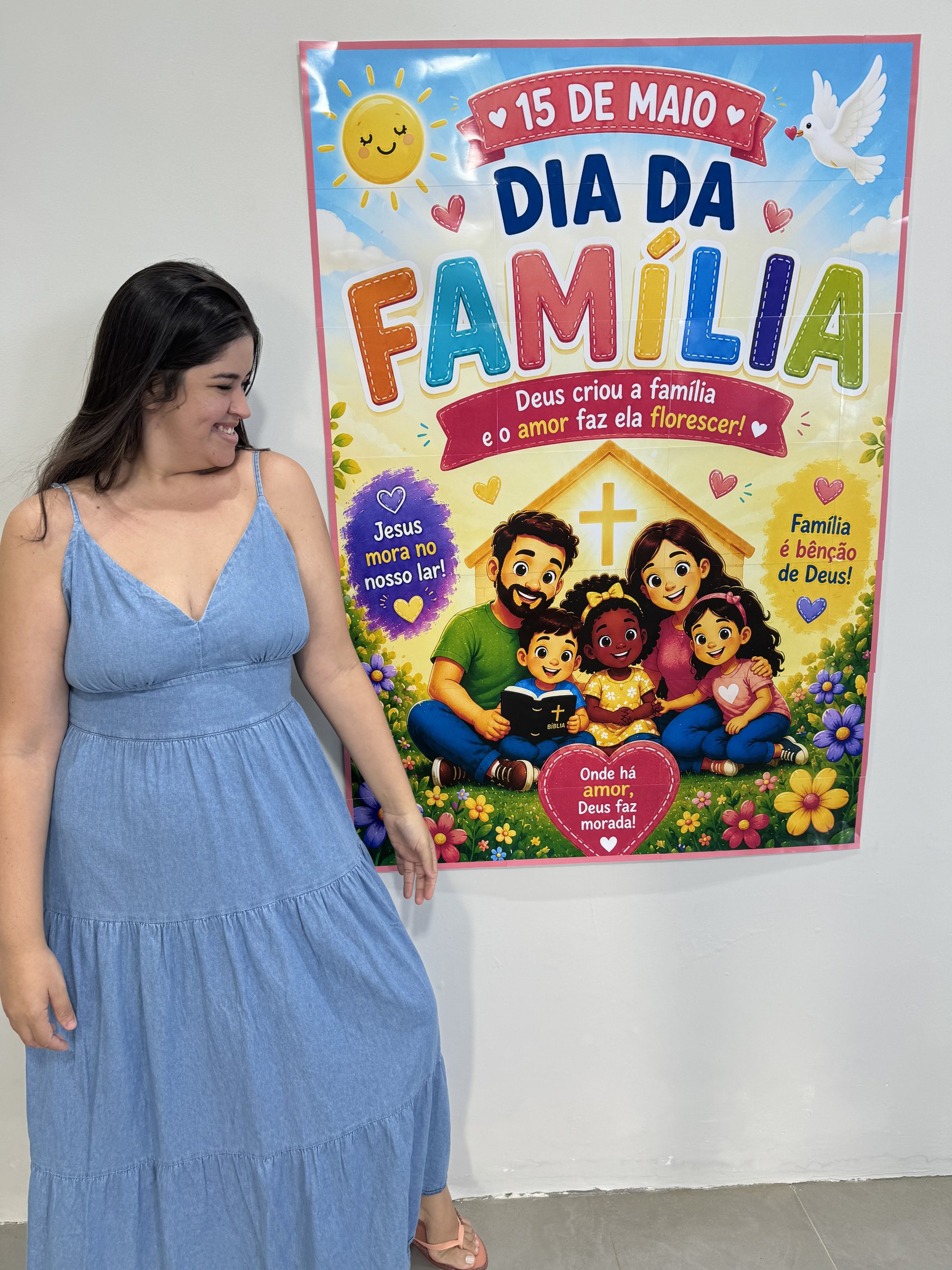 💖 Cartaz “Família Bênção de Deus” - Imagem 5