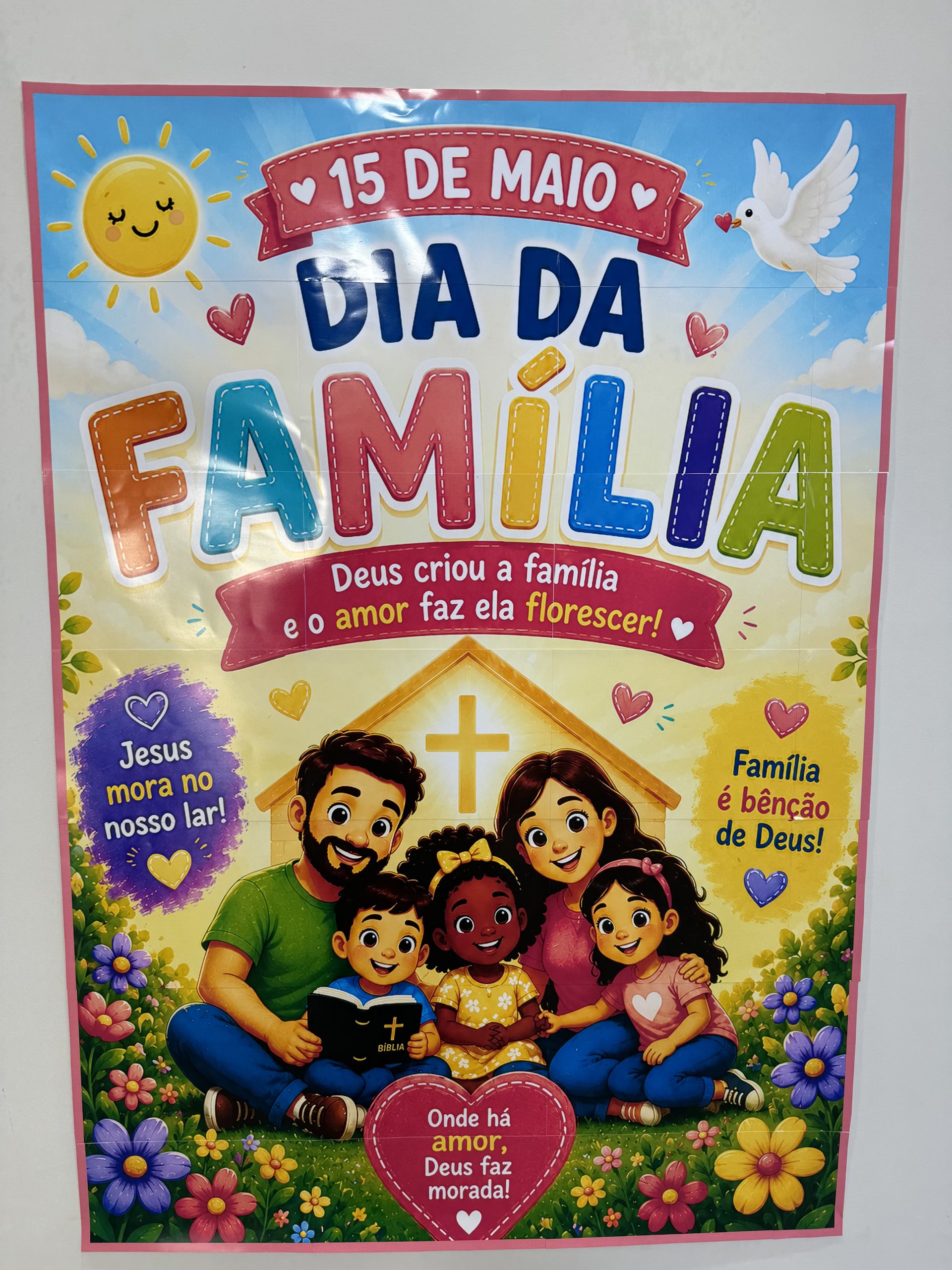 💖 Cartaz “Família Bênção de Deus” - Imagem 3