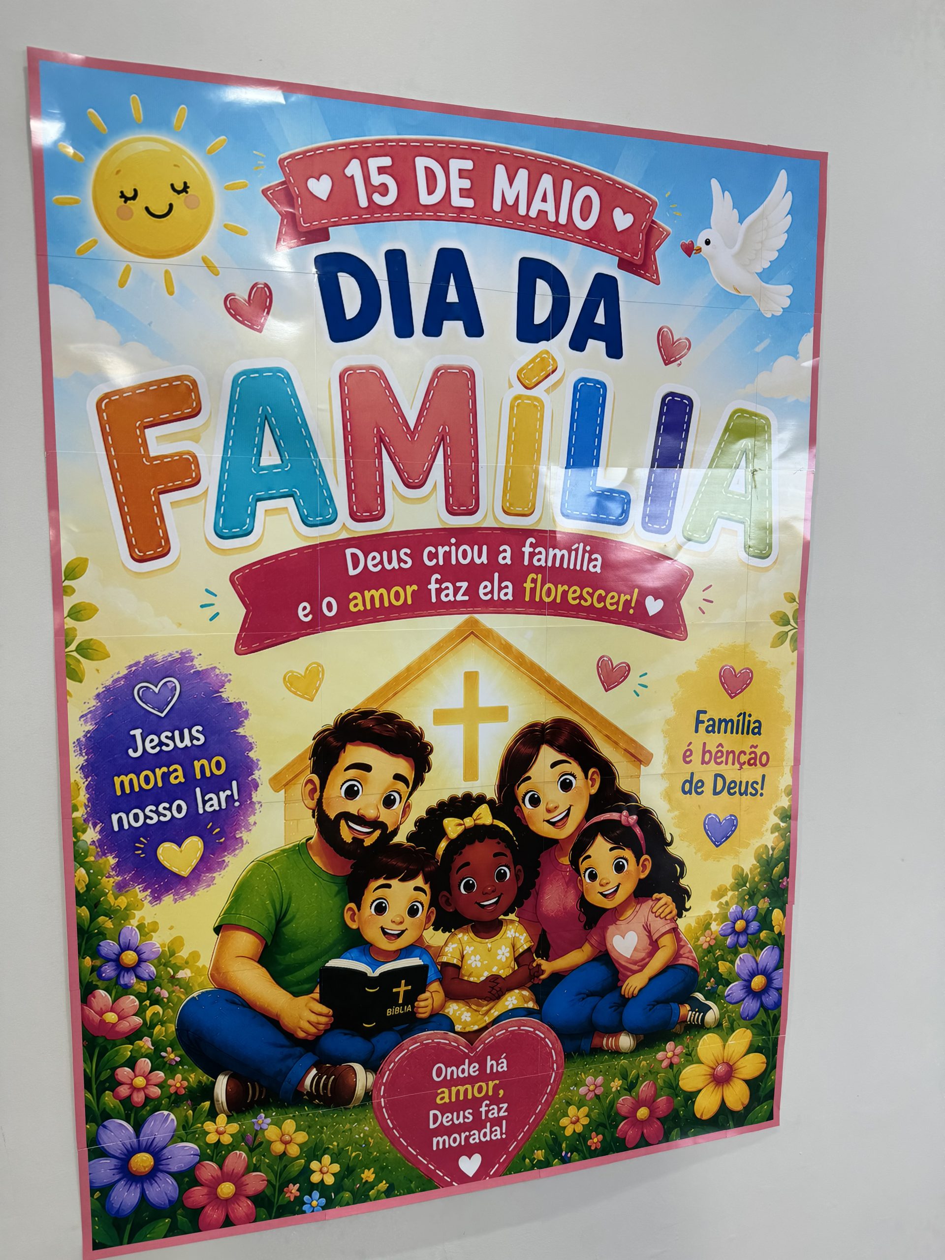 💖 Cartaz “Família Bênção de Deus”