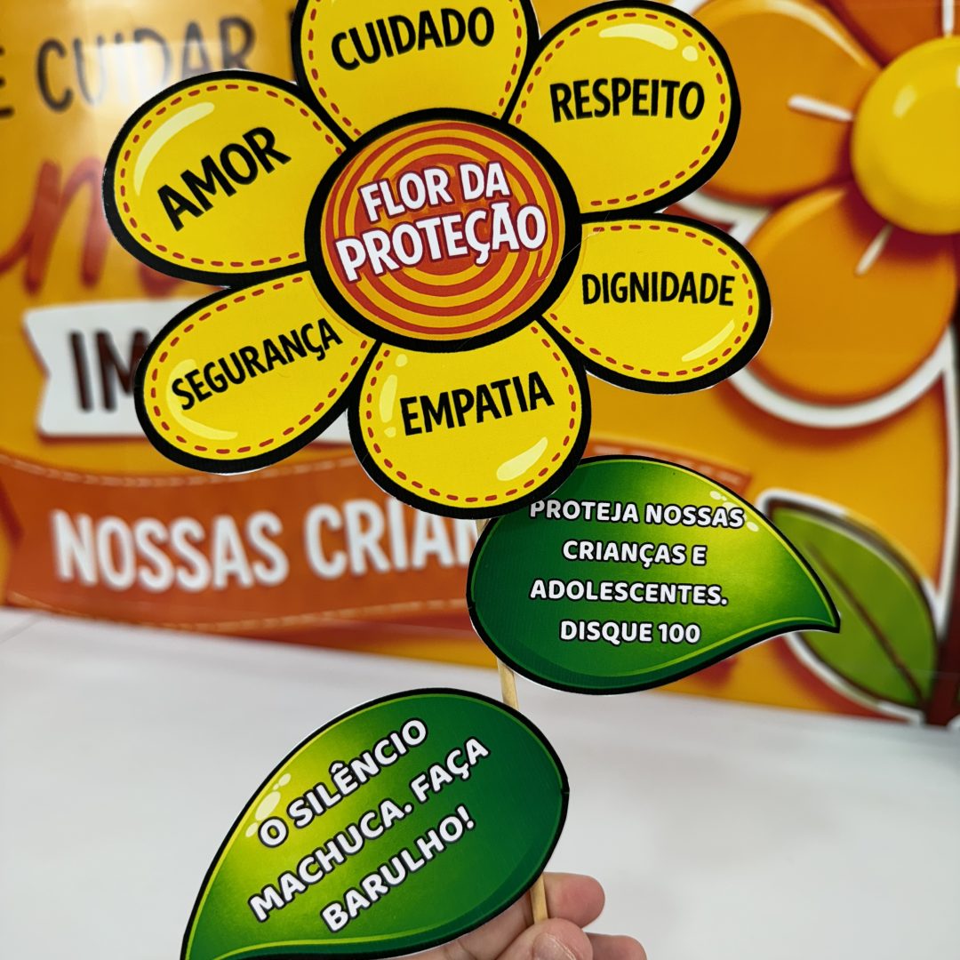 🧡 Chocalho Flor da Proteção