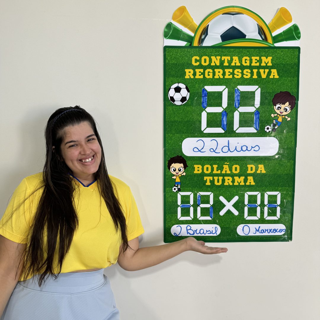 🏆⚽ CARTAZ CONTAGEM REGRESSIVA + BOLÃO DA TURMA 🇧🇷💚💛