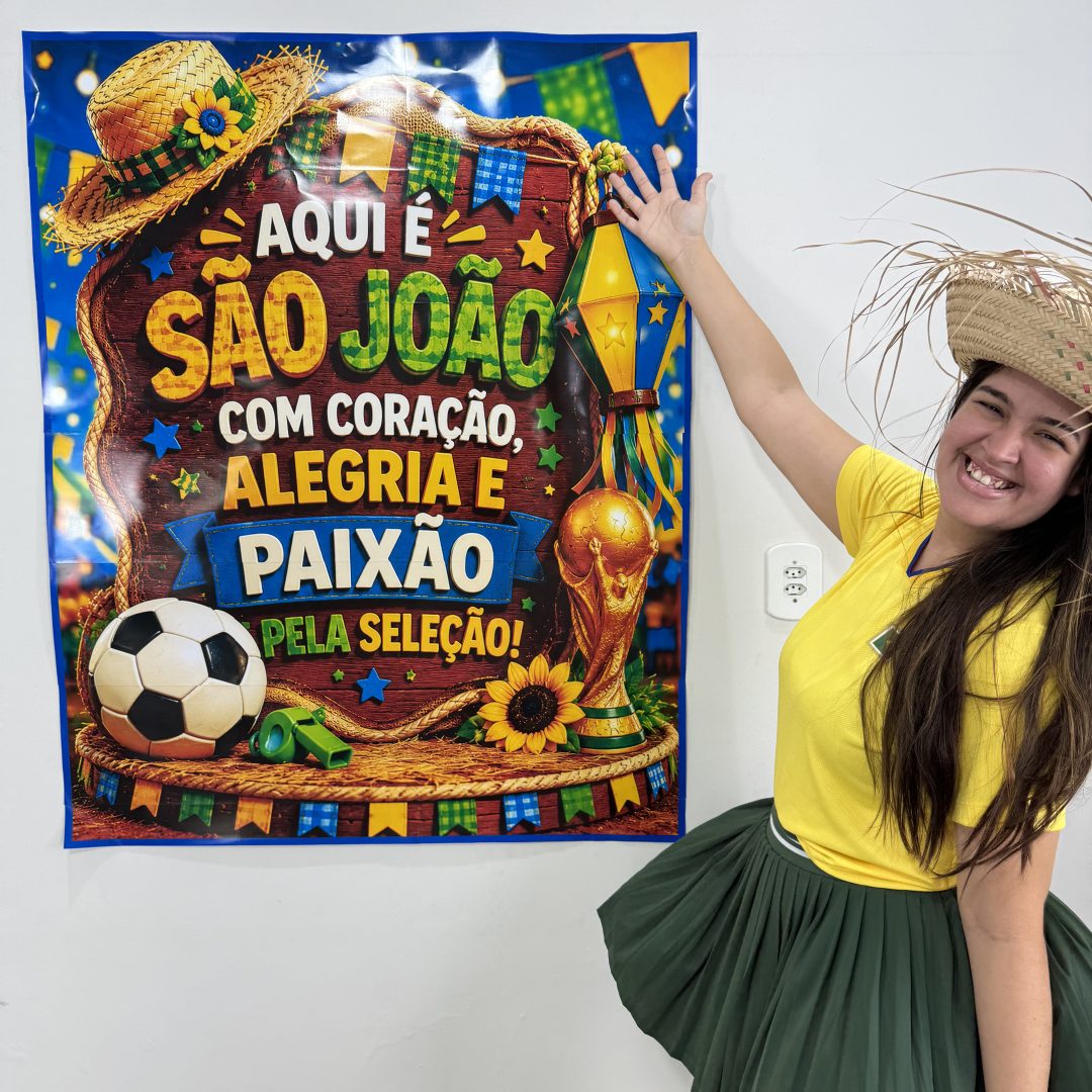 🇧🇷🌽✨ CARTAZ SÃO JOÃO DA SELEÇÃO ⚽🔥