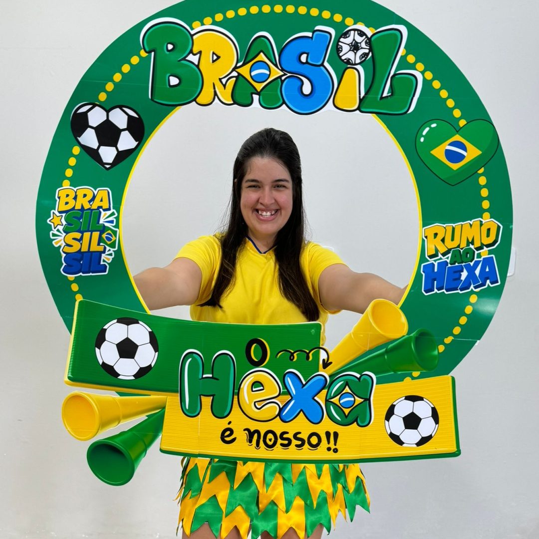 🇧🇷📸✨ MOLDURA PARA FOTO – O HEXA É NOSSO! ⚽💚💛