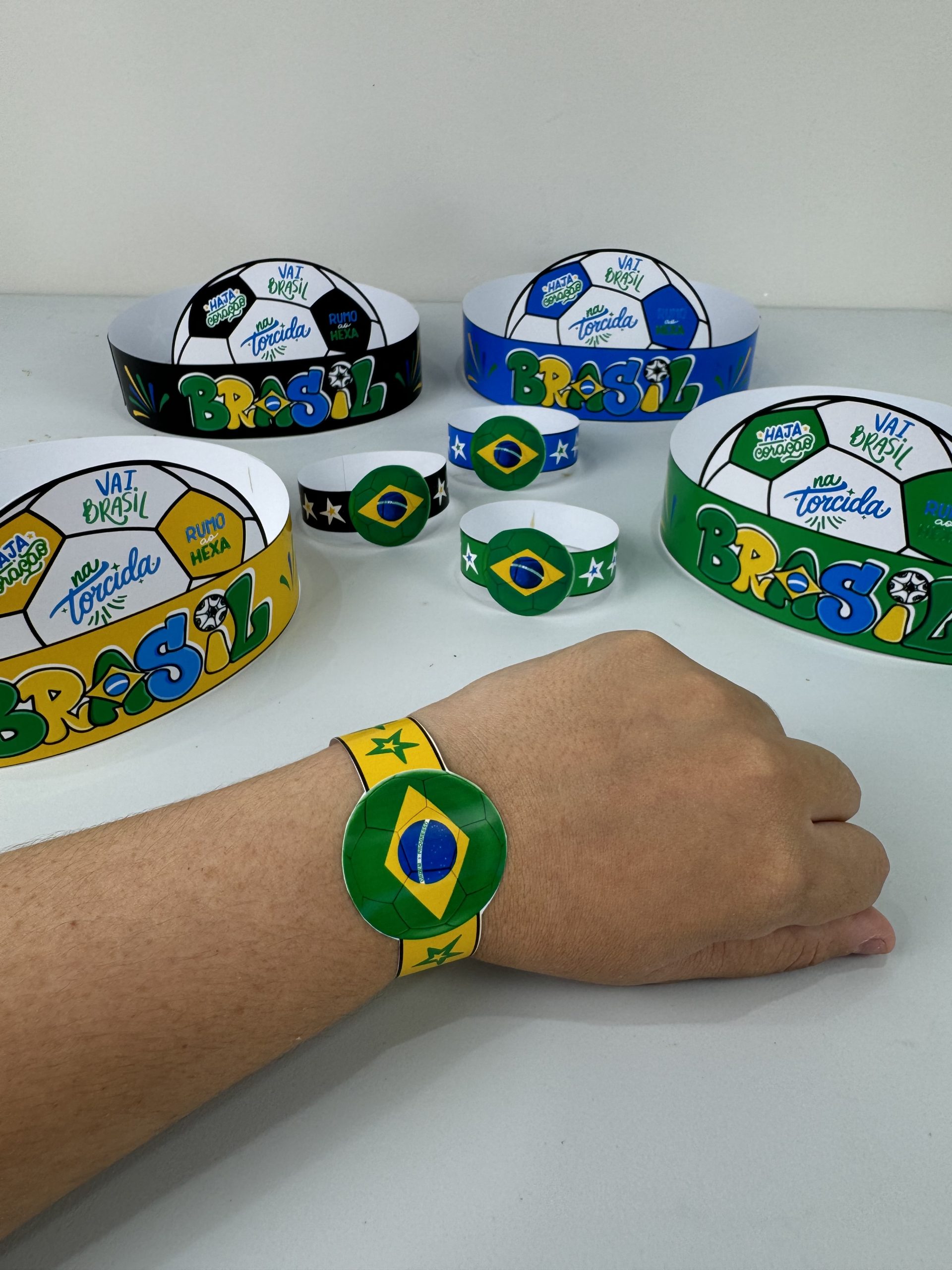 🇧🇷👑✨ COROA + BRACELETE DA COPA 💚💛